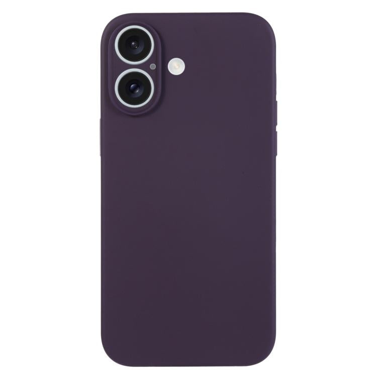 Capa para telemóvel em silicone líquido de cor pura com poros finos, Para iPhone 17