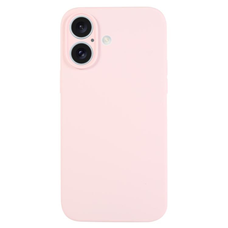 Capa para telemóvel em silicone líquido de cor pura com poros finos, Para iPhone 17