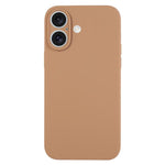 Capa para telemóvel em silicone líquido de cor pura com poros finos, Para iPhone 17