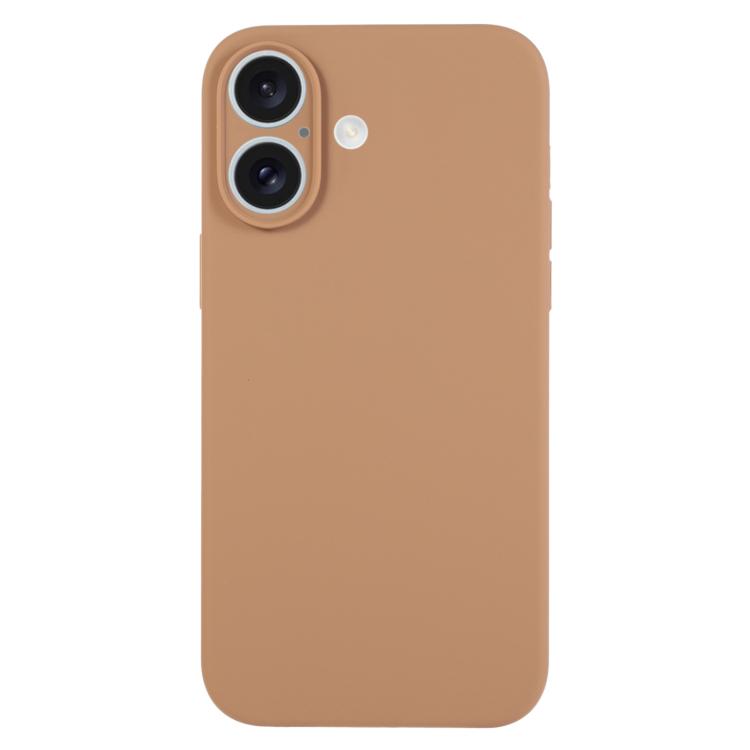 Capa para telemóvel em silicone líquido de cor pura com poros finos, Para iPhone 17