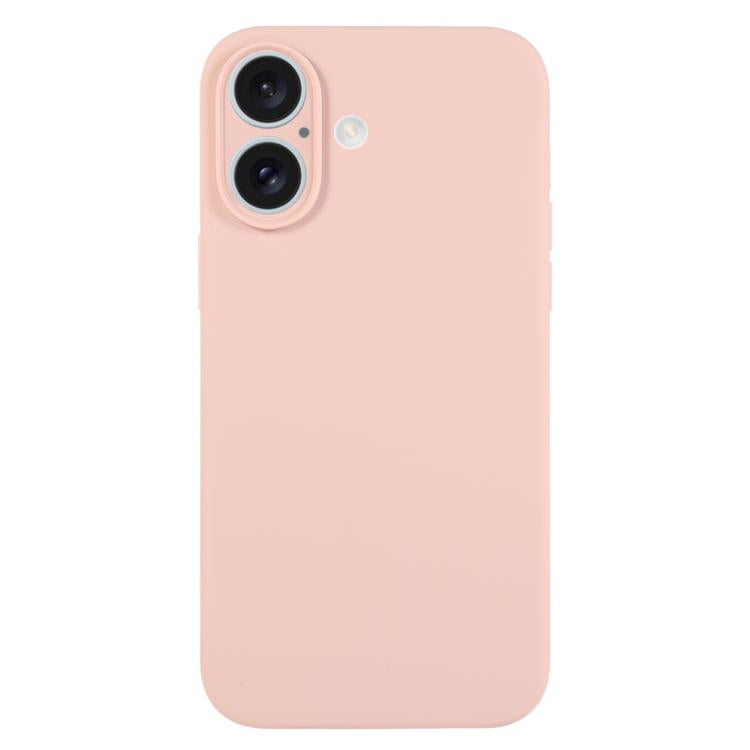 Capa para telemóvel em silicone líquido de cor pura com poros finos, Para iPhone 17