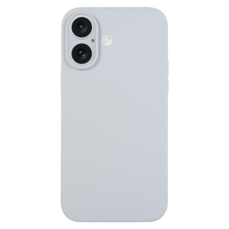 Capa para telemóvel em silicone líquido de cor pura com poros finos, Para iPhone 17