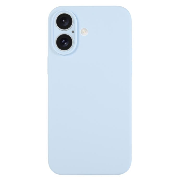 Capa para telemóvel em silicone líquido de cor pura com poros finos, Para iPhone 17