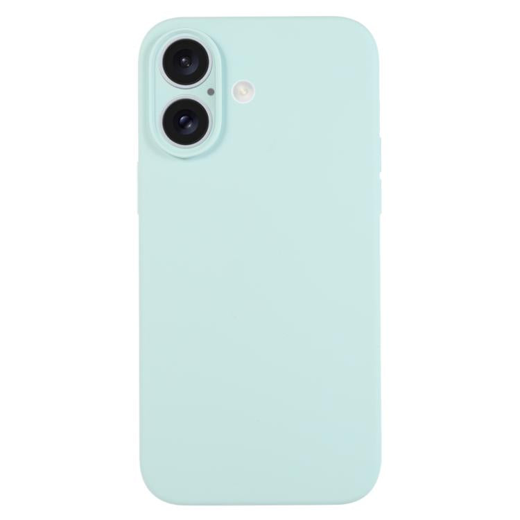 Capa para telemóvel em silicone líquido de cor pura com poros finos, Para iPhone 17
