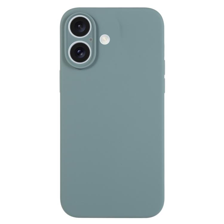 Capa para telemóvel em silicone líquido de cor pura com poros finos, Para iPhone 17