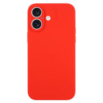 Capa para telemóvel em silicone líquido de cor pura com poros finos, Para iPhone 17