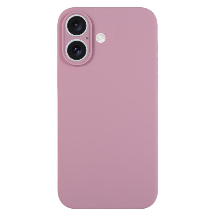 Capa para telemóvel em silicone líquido de cor pura com poros finos, Para iPhone 17