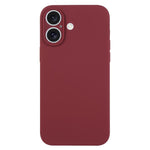 Capa para telemóvel em silicone líquido de cor pura com poros finos, Para iPhone 17