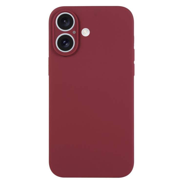 Capa para telemóvel em silicone líquido de cor pura com poros finos, Para iPhone 17