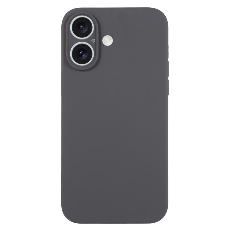 Capa para telemóvel em silicone líquido de cor pura com poros finos, Para iPhone 17