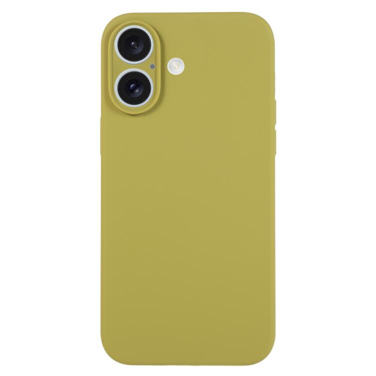 Capa para telemóvel em silicone líquido de cor pura com poros finos, Para iPhone 17