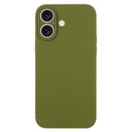 Capa para telemóvel em silicone líquido de cor pura com poros finos, Para iPhone 17