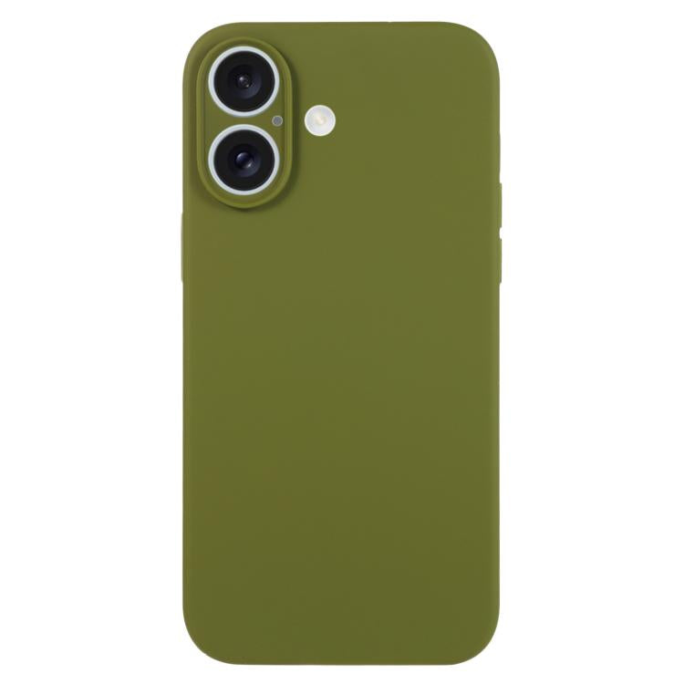 Capa para telemóvel em silicone líquido de cor pura com poros finos, Para iPhone 17