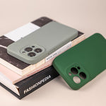 Capa de Telefone em Silicone Líquido de Cor Pura com Poros Finos, Para iPhone Air