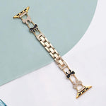 Bracelete de Relógio em Metal com Diamantes e Corrente com Laço xDfind, Para Apple Watch 42 / 44 / 45 / 46 / 49mm, Para Apple Watch 38 / 40 / 41 / S11 42mm