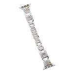 Bracelete de Relógio em Metal com Diamantes Happy Zoo xDfind, Para Apple Watch 42 / 44 / 45 / 46 / 49mm, Para Apple Watch 38 / 40 / 41 / S11 42mm