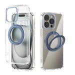 Capa Transparente para Telemóvel ABEEL MagSafe Q-LUCK Pivot, Para iPhone 15 Pro Max, Para iPhone 15 Pro, Para iPhone 15 Plus, Para iPhone 15, Para iPhone 14 Plus, Para iPhone 14, Para iPhone 14 Pro, Para iPhone 14 Pro Max