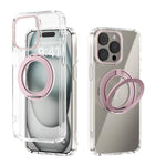 Capa Transparente para Telemóvel ABEEL MagSafe Q-LUCK Pivot, Para iPhone 15 Pro Max, Para iPhone 15 Pro, Para iPhone 15 Plus, Para iPhone 15, Para iPhone 14 Plus, Para iPhone 14, Para iPhone 14 Pro, Para iPhone 14 Pro Max
