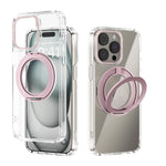 Capa Transparente para Telemóvel ABEEL MagSafe Q-LUCK Pivot, Para iPhone 15 Pro Max, Para iPhone 15 Pro, Para iPhone 15 Plus, Para iPhone 15, Para iPhone 14 Plus, Para iPhone 14, Para iPhone 14 Pro, Para iPhone 14 Pro Max