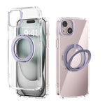 Capa Transparente para Telemóvel ABEEL MagSafe Q-LUCK Pivot, Para iPhone 15 Pro Max, Para iPhone 15 Pro, Para iPhone 15 Plus, Para iPhone 15, Para iPhone 14 Plus, Para iPhone 14, Para iPhone 14 Pro, Para iPhone 14 Pro Max