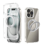 Capa Transparente para Telemóvel ABEEL MagSafe Q-LUCK Pivot, Para iPhone 15 Pro Max, Para iPhone 15 Pro, Para iPhone 15 Plus, Para iPhone 15, Para iPhone 14 Plus, Para iPhone 14, Para iPhone 14 Pro, Para iPhone 14 Pro Max