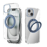 Capa Transparente para Telemóvel ABEEL MagSafe Q-LUCK Pivot, Para iPhone 15 Pro Max, Para iPhone 15 Pro, Para iPhone 15 Plus, Para iPhone 15, Para iPhone 14 Plus, Para iPhone 14, Para iPhone 14 Pro, Para iPhone 14 Pro Max