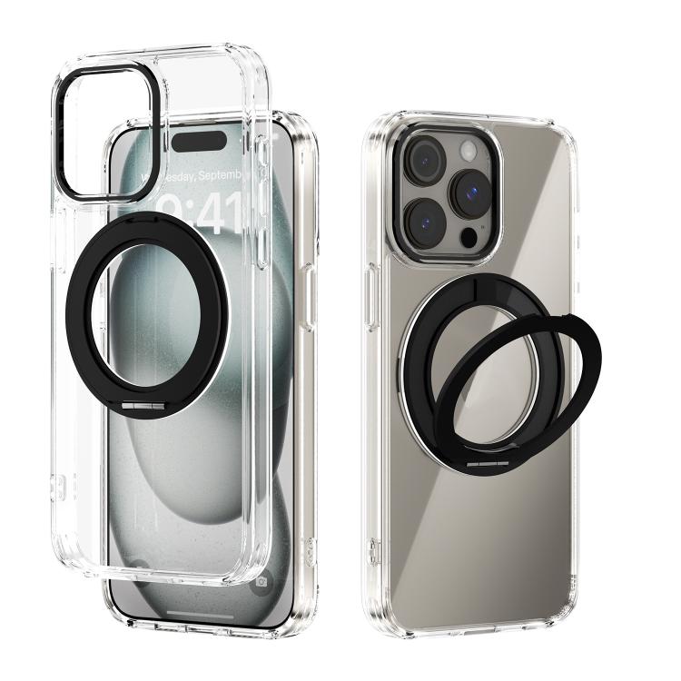 Capa transparente para telemóvel ABEEL MagSafe Q-LUCK com suporte pivotante, para iPhone 13 Pro Max, para iPhone 13 Pro, para iPhone 13