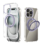 Capa transparente para telemóvel ABEEL MagSafe Q-LUCK com suporte pivotante, para iPhone 13 Pro Max, para iPhone 13 Pro, para iPhone 13