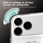 Capa Transparente para Telemóvel ABEEL MagSafe Q-LUCK Pivot, Para iPhone 15 Pro Max, Para iPhone 15 Pro, Para iPhone 15 Plus, Para iPhone 15, Para iPhone 14 Plus, Para iPhone 14, Para iPhone 14 Pro, Para iPhone 14 Pro Max