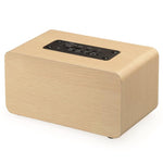 Altifalante Bluetooth Sem Fios de Madeira K5, Suporta Bluetooth, AUX, Cartão TF, K5