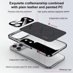 Capa para Telemóvel em PC de Pele Lisa, Para iPhone 17 Pro Max, Para iPhone 17 Pro, Para iPhone 17, Para iPhone Air