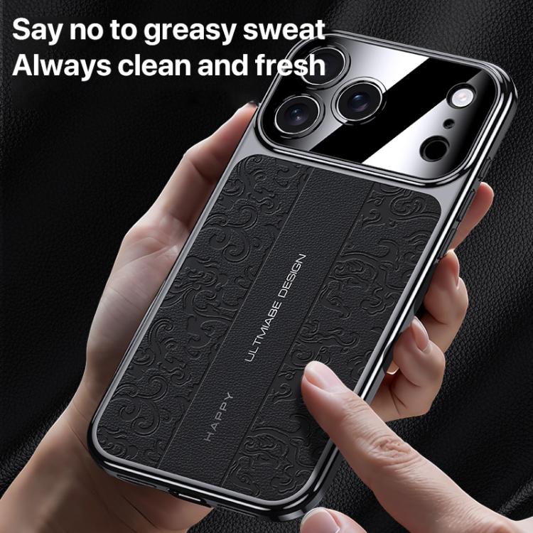 Capa para Telemóvel em PC de Pele Lisa com Padrão Dragão das Nuvens, Para iPhone 14 Pro Max