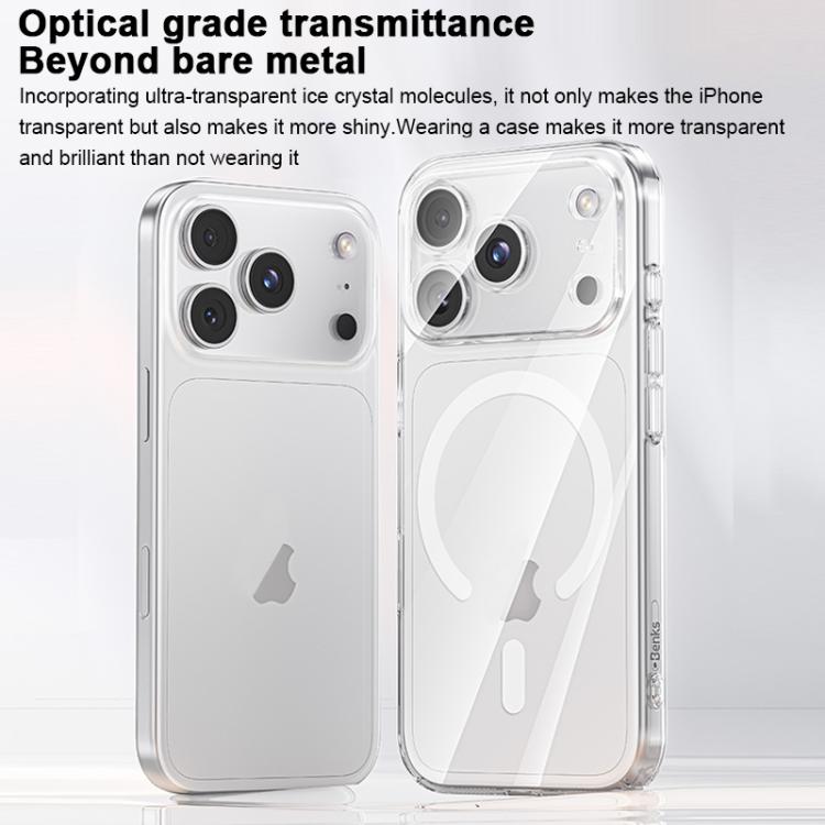 Capa Magnética Ultra-fina Benks Zero Sense MagSafe, Para iPhone 17 Pro Max, Para iPhone 17 Pro, Para iPhone 17, Para iPhone Air