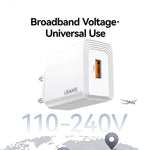 Carregador Rápido de Porta Única USB-A USAMS CC324 T69 QC18W, CC324