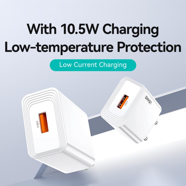 Carregador de Porta Única USB USAMS CC326 T69 10.5W 2.1A, CC326
