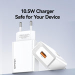 Carregador de Porta Única USB USAMS CC326 T69 10.5W 2.1A, CC326