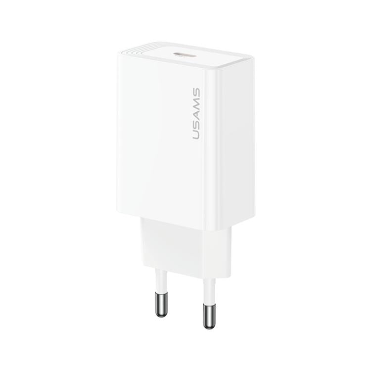 USAMS CC329 T69 PD Carregador Rápido de Porta Única 30W USB-C / Tipo-C, CC329
