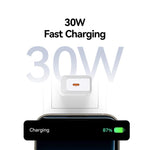 USAMS CC329 T69 PD Carregador Rápido de Porta Única 30W USB-C / Tipo-C, CC329