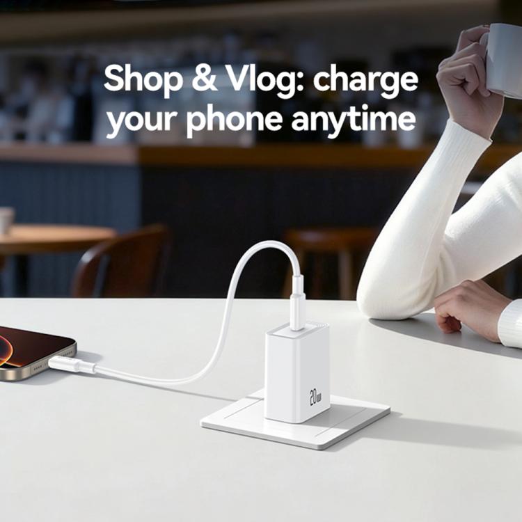 USAMS CC329 T69 PD Carregador Rápido de Porta Única 30W USB-C / Tipo-C, CC329
