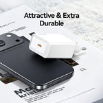 USAMS CC329 T69 PD Carregador Rápido de Porta Única 30W USB-C / Tipo-C, CC329