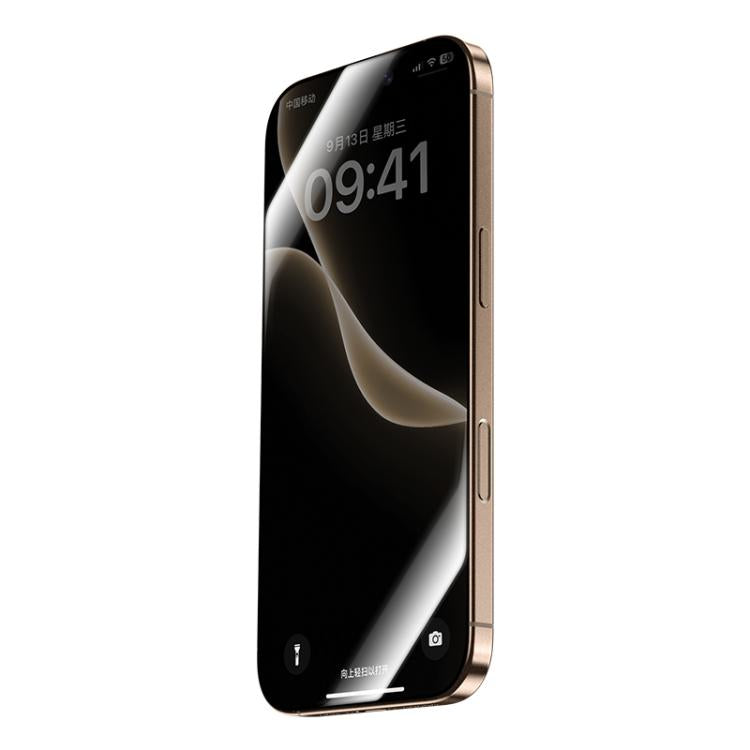 Benks King Kong Corning Filme Temperado de Privacidade com Cola Total Curvatura a Quente Versão de Instalação Rápida, Para iPhone 17 Pro Max, Para iPhone 17 Pro