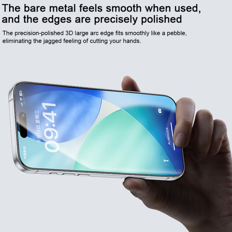 Benks Protetor de Ecrã Temperado HD com Borda Zero Curve, Para iPhone 17 Pro Max, Para iPhone 17, Para iPhone Air