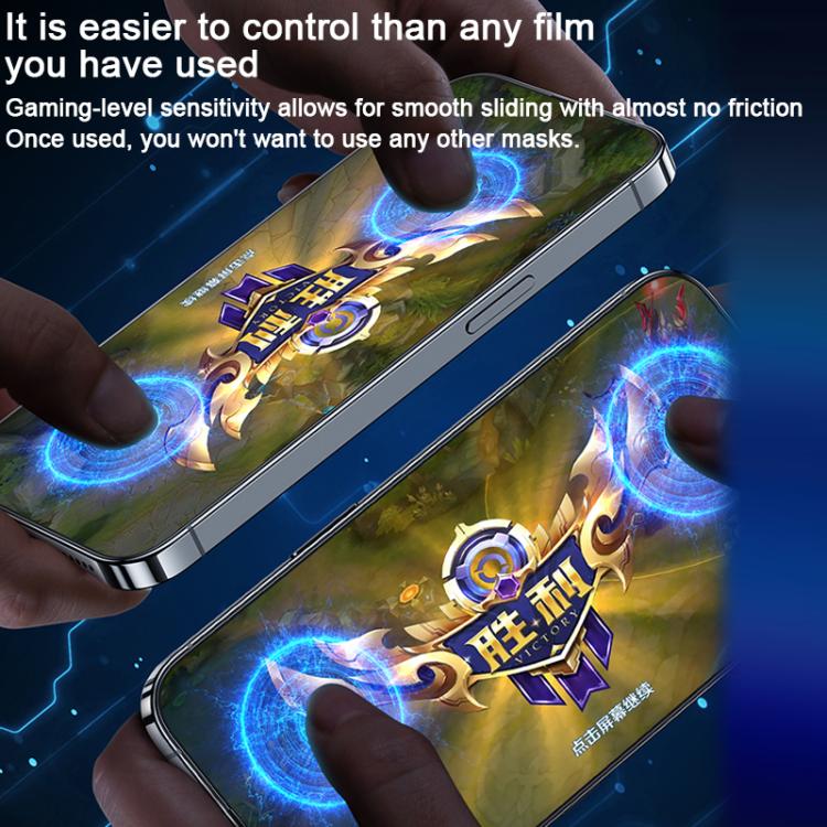 Benks Protetor de Ecrã Temperado Fosco Gaming Zero Curve, Para iPhone 17 Pro Max, Para iPhone 17