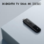 Xiaomi TV Stick Original 2ª Geração Quad Core Cortex-A55 4K Ultra HD WiFi6 Dual-Band Google TV Stick, Versão Global com Google Play, 2GB+8GB
