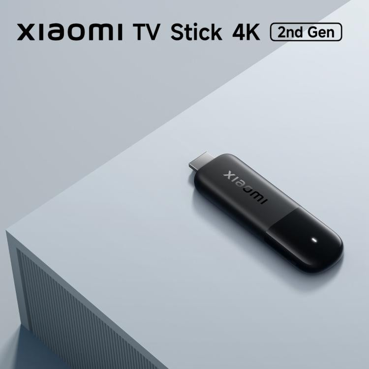 Xiaomi TV Stick Original 2ª Geração Quad Core Cortex-A55 4K Ultra HD WiFi6 Dual-Band Google TV Stick, Versão Global com Google Play, 2GB+8GB