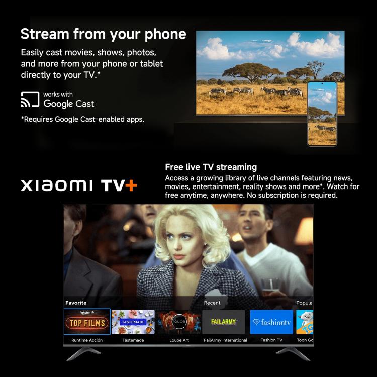Xiaomi TV Stick Original 2ª Geração Quad Core Cortex-A55 4K Ultra HD WiFi6 Dual-Band Google TV Stick, Versão Global com Google Play, 2GB+8GB