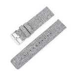 Stainless Steel Pin Buckle Nylon Woven Canvas Watch Band, 12mm, 14mm