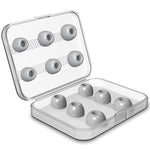 12 Peças de Ponteiras de Espuma de Memória Substituíveis para Auscultadores Sem Fios AirPods Pro, com Caixa de Armazenamento, Espuma de Memória Cinzenta