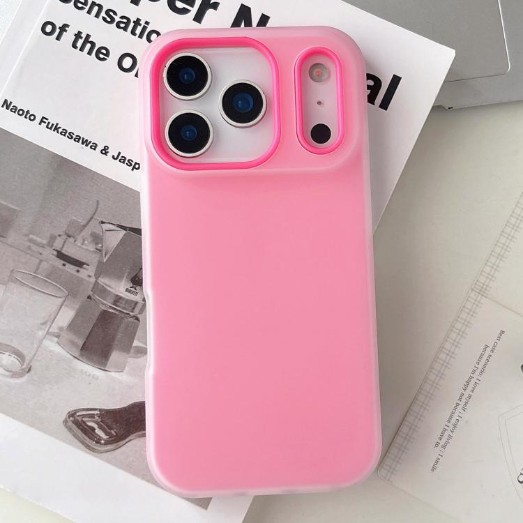 Capa Híbrida TPU PC Jelly Color com Toque Mate, Para iPhone 17 Pro Max, Para iPhone 17 Pro, Para iPhone 17, Para iPhone Air