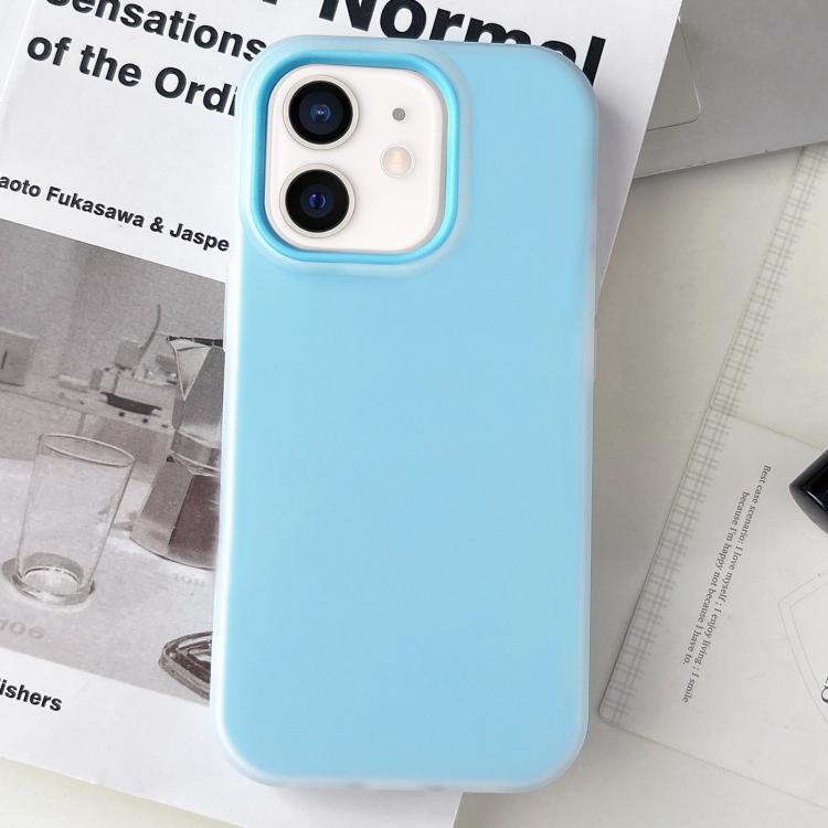 Capa de Telefone Híbrida TPU com PC e Textura Mate em Cor Jelly, para iPhone 12 Pro Max, para iPhone 12 Pro, para iPhone 11